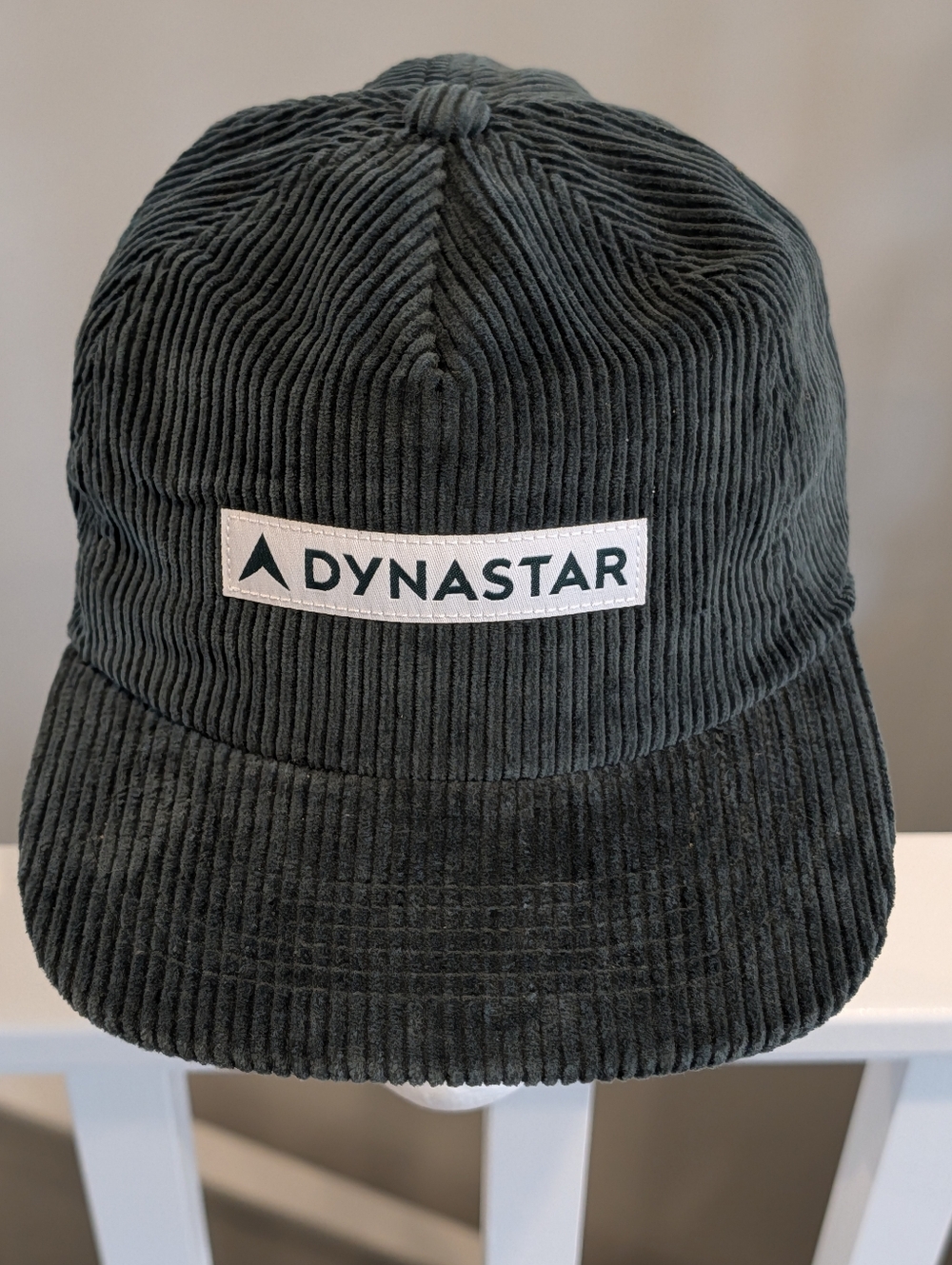 Dynastar Corduroy Hat Cap Snap Back Adult Green Patch Logo New